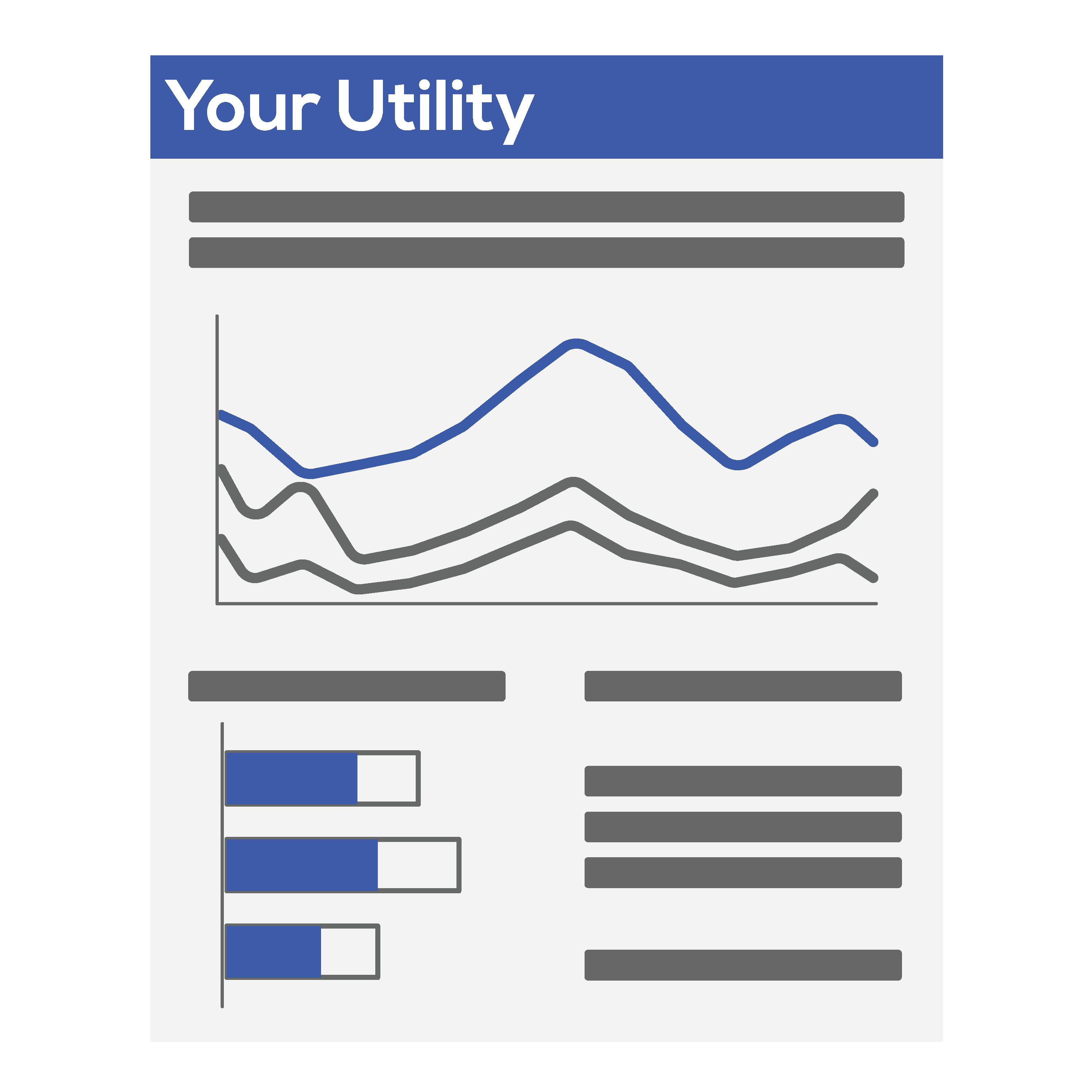 Icon representing a one page report generated by Enpira